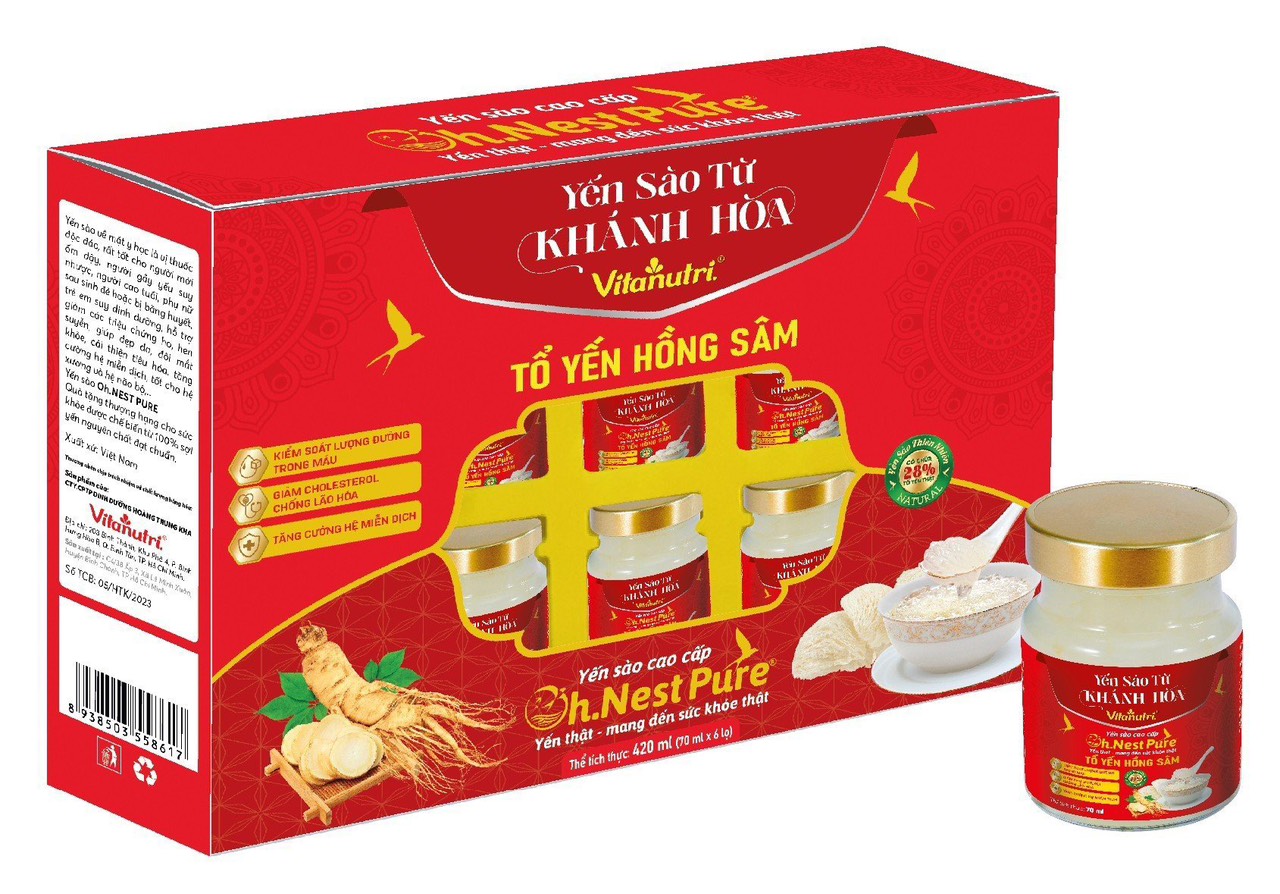 YEN-SAO-OH-NEST-PURE-TU-KHANH-HOA-HONG-SAM-LO-70ML--HOP-6-LO-A005